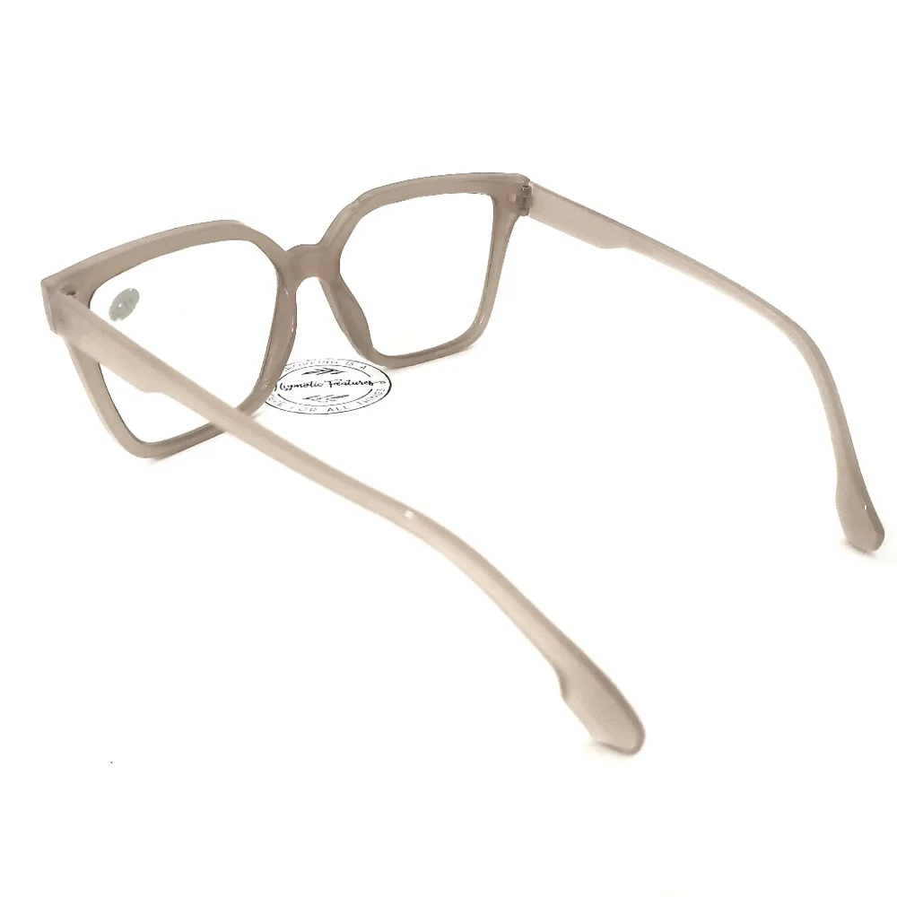 NEW Tan Oversize Fashion Transitional Reading (1.00) Glasses